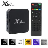 Original X96 mini Android 11.0 Smart TV Box Quad Core 2GB 16GB WiFi Media Player X96mini Set top box 1G 8G