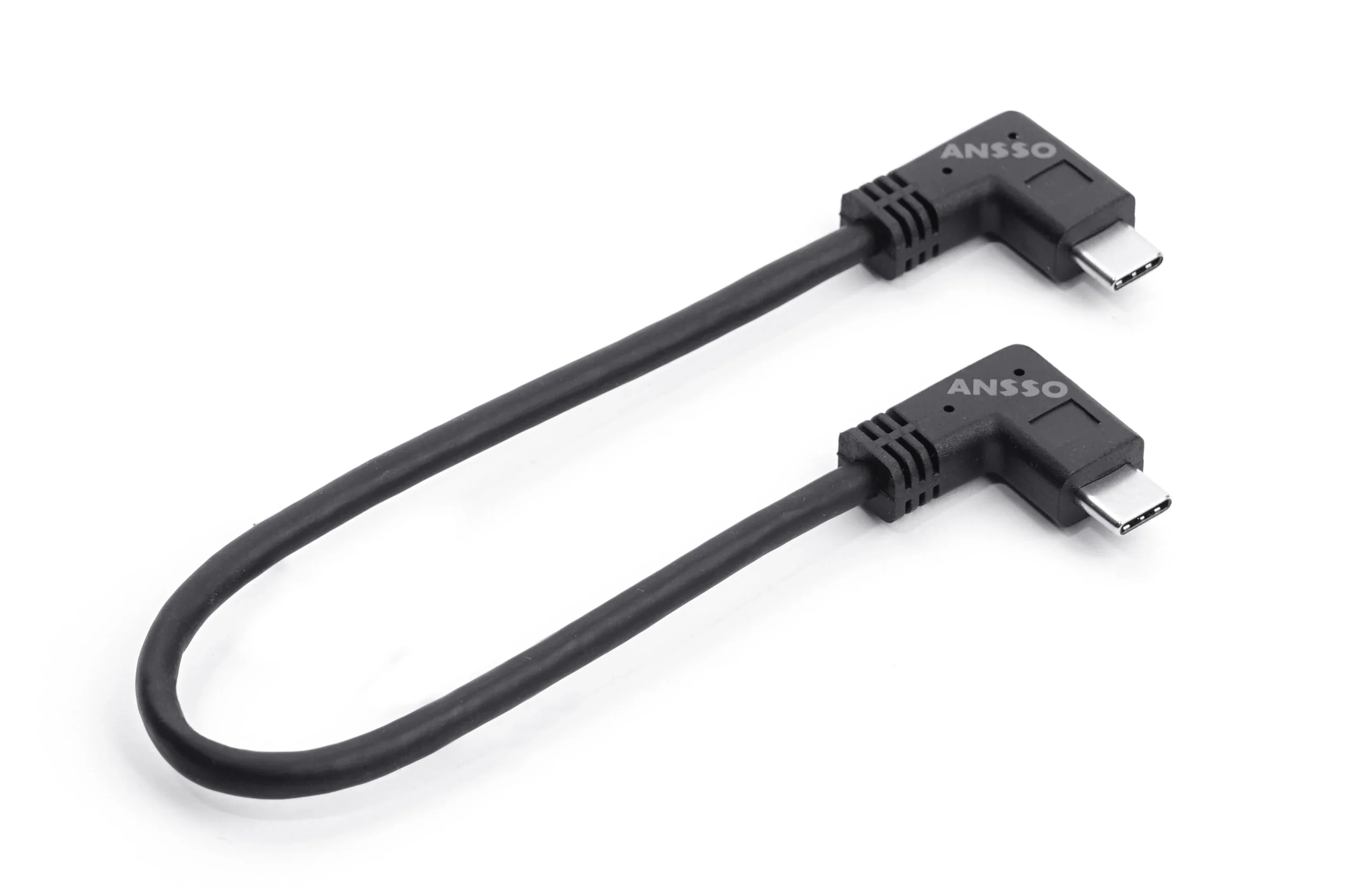 كابل بيانات Ansso Type-C SSD BMPCC Z CAM E2 T5 T7 كوع القرص الصلب