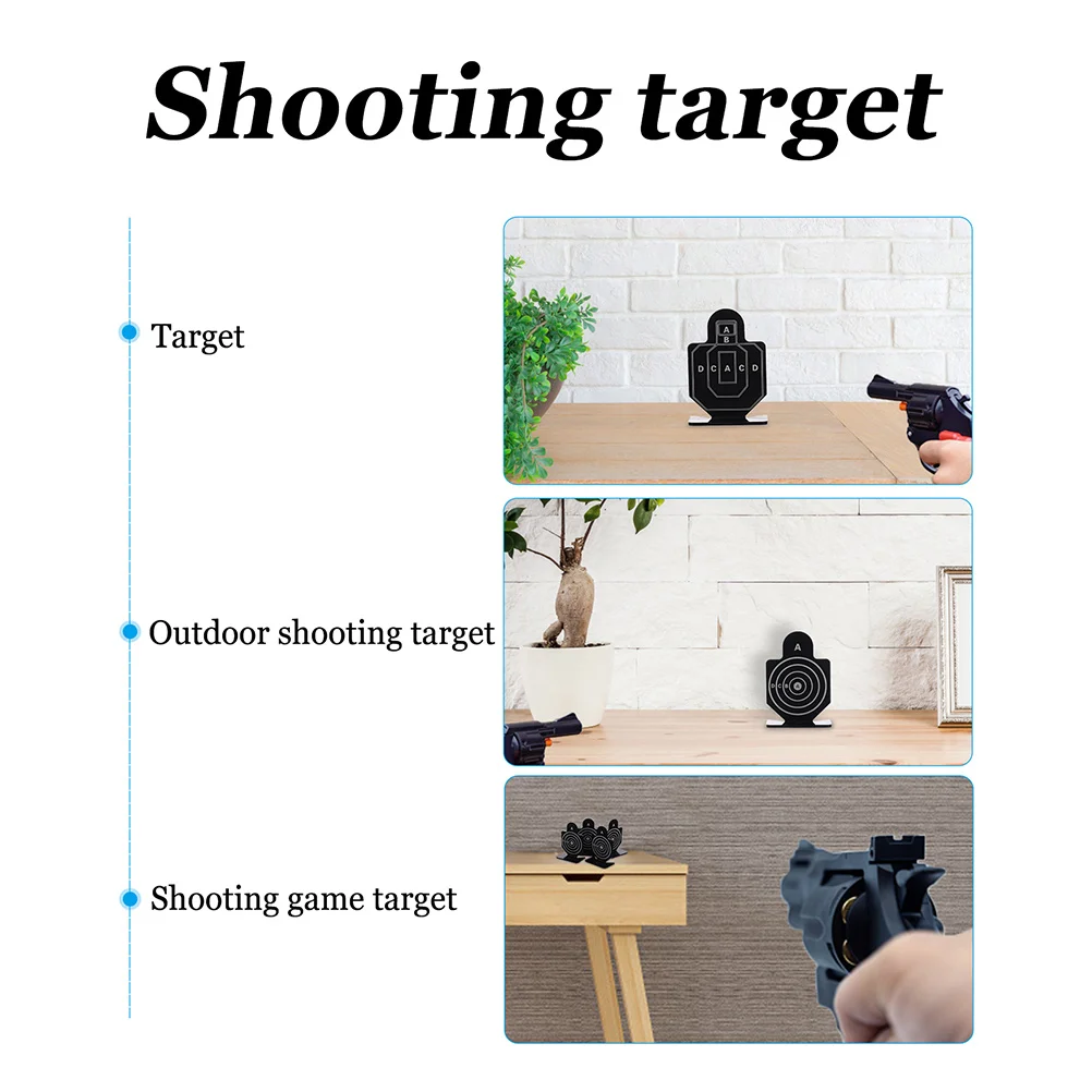 2 Boxes Shooting Training Target Targets Indoor Entertainment Range Aluminum Alloy Stand