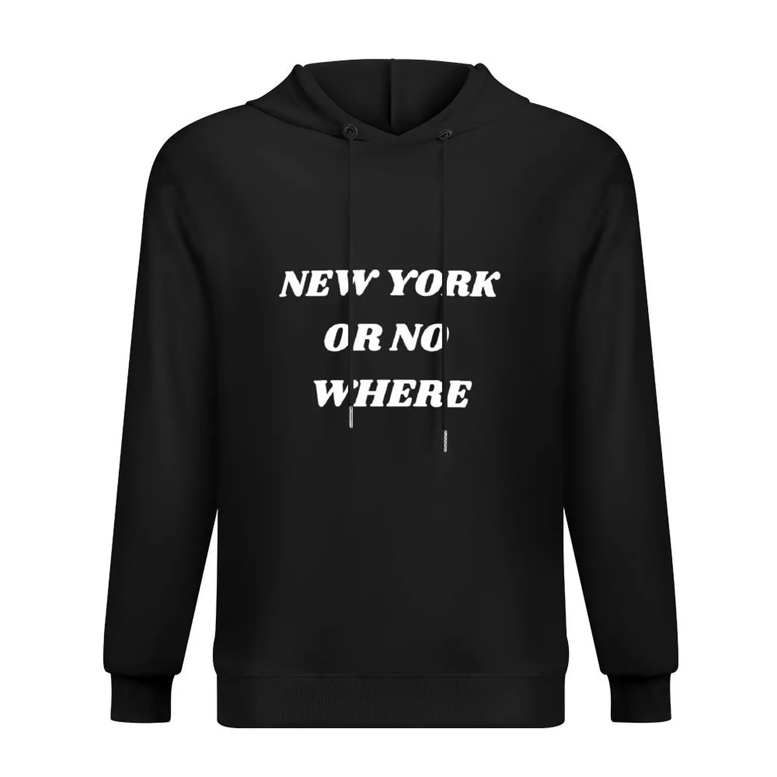 

New york or no where white Hoodie autumn clothes autumn new products mens clothing men clothing graphic hoodie