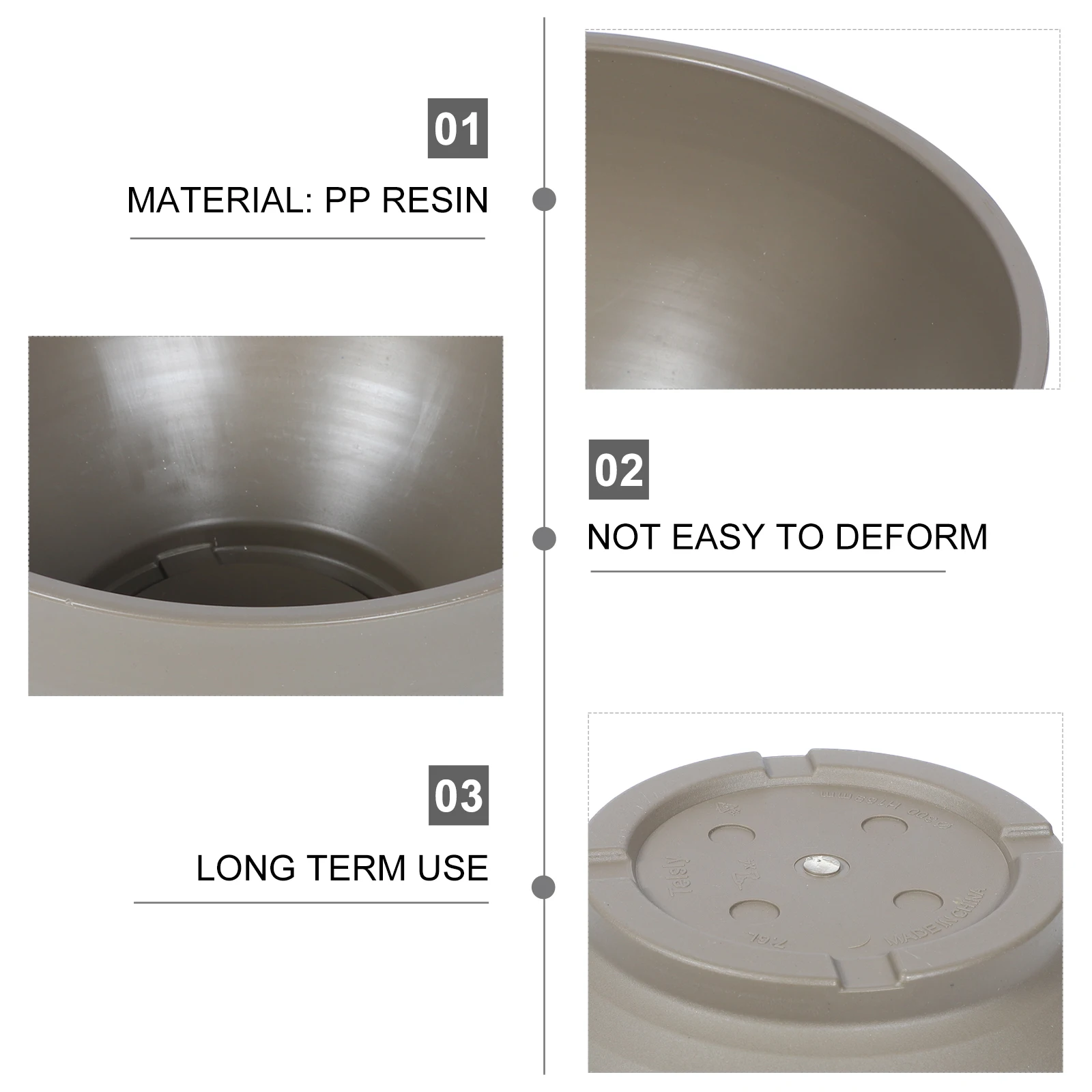 

1pc Hydroponic Plant Pot Large Deep Water Storage Flowerpot For Garden Balcony Yard Plastic Flowerpot Drainage Narcissus Pot