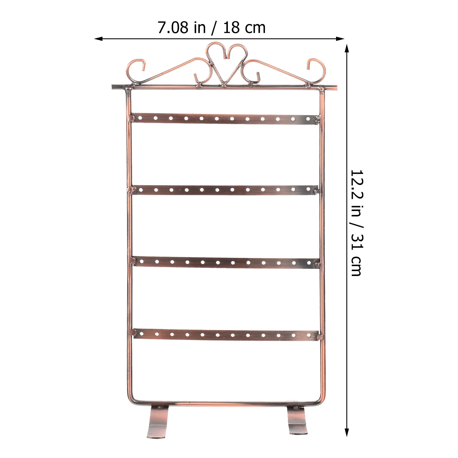 

Iron 48 Holes Earring Holder Jewelry Stand Anti Rust Earrings Organizer Display Rack for Bedroom Dressing Table Mall