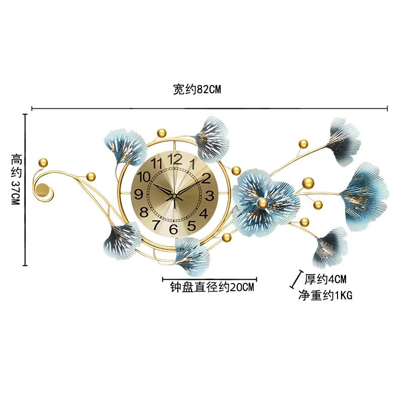 Modern Minimalist Wall Clock, Mute Quartz Watches, Creative Fashion Decoration, Home Wall Decor, Living Room Iron Wall Art