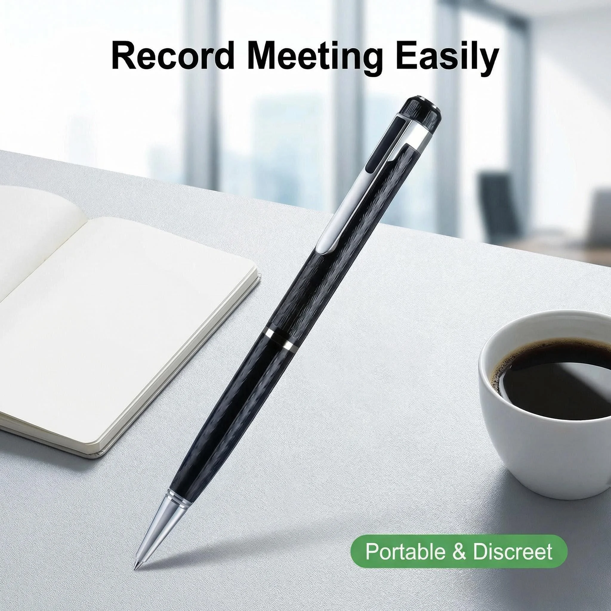 

Digital Voice Recorder Pen Portable USB MP3 Playback Mini Voice Recording for Lectures Meetings Classes 8G 16G 32G