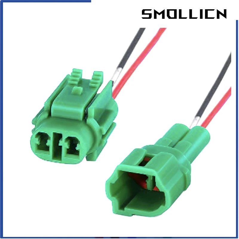 1 Set 2 Hole Auto  Male Female Waterproof Socket Tail Light Fog Lamp Connector AC Assembly For Toyota BYD 6180-2591
