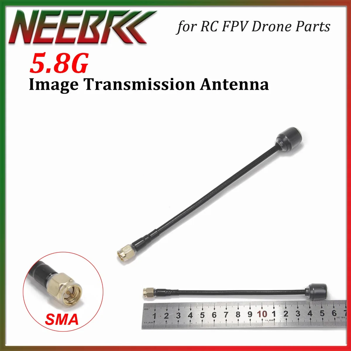 

5.8G Lollipop 5Dbi 150mm Image Transmission High Gain VTX Antenna SMA Connector for RC FPV Racing Drone Model Freestyle DIY Part