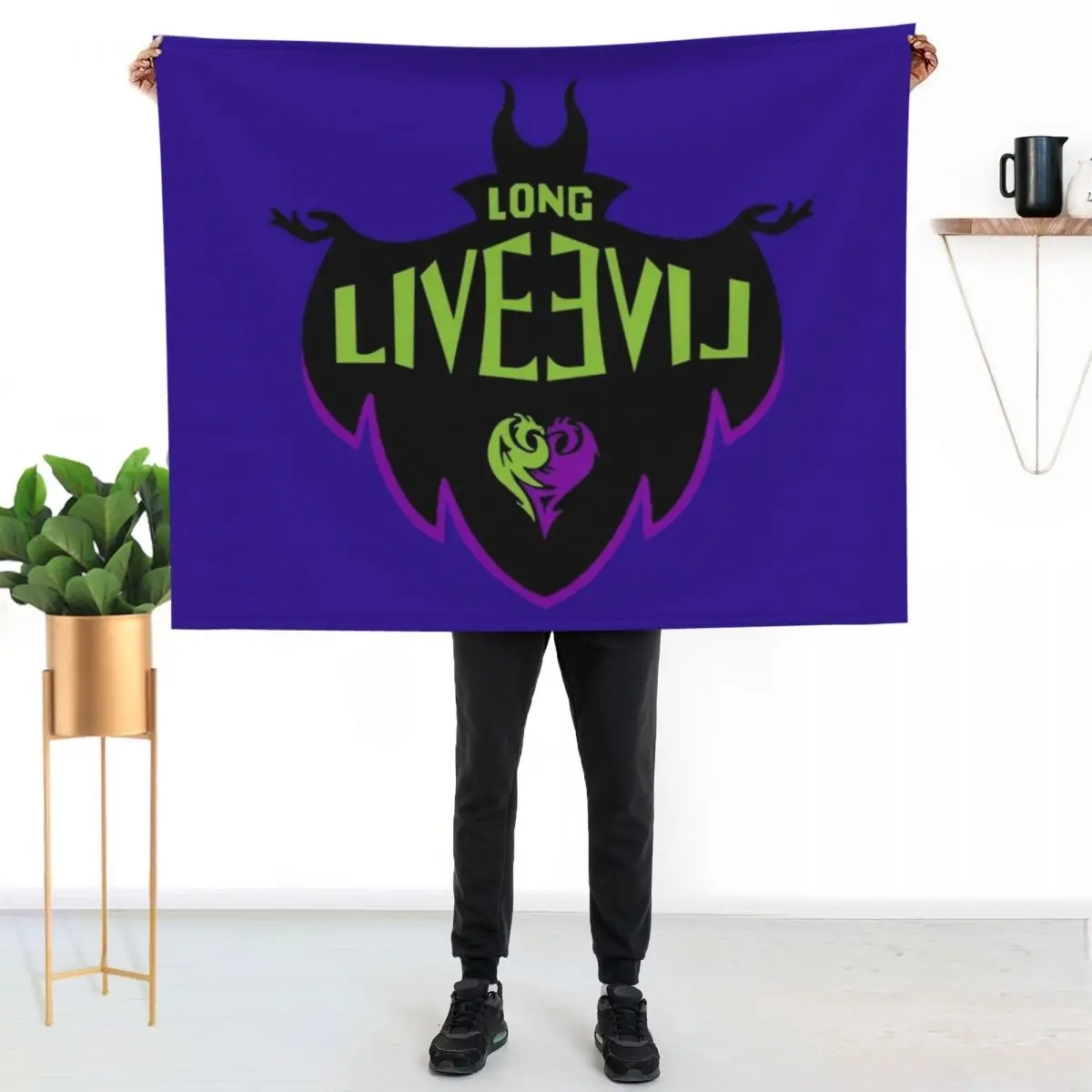 long live evil Throw Blanket Bed Vintage Thermal halloween Beach Stuffeds Blankets
