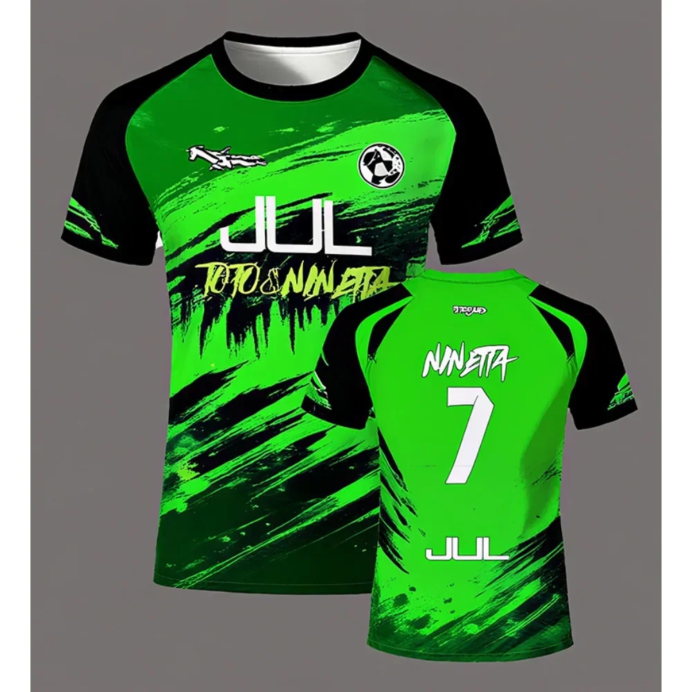 Camiseta de futebol de la serie de 90 minit de julue,new camiseta transpirable masculina para deportes al aire libre 2025 #4