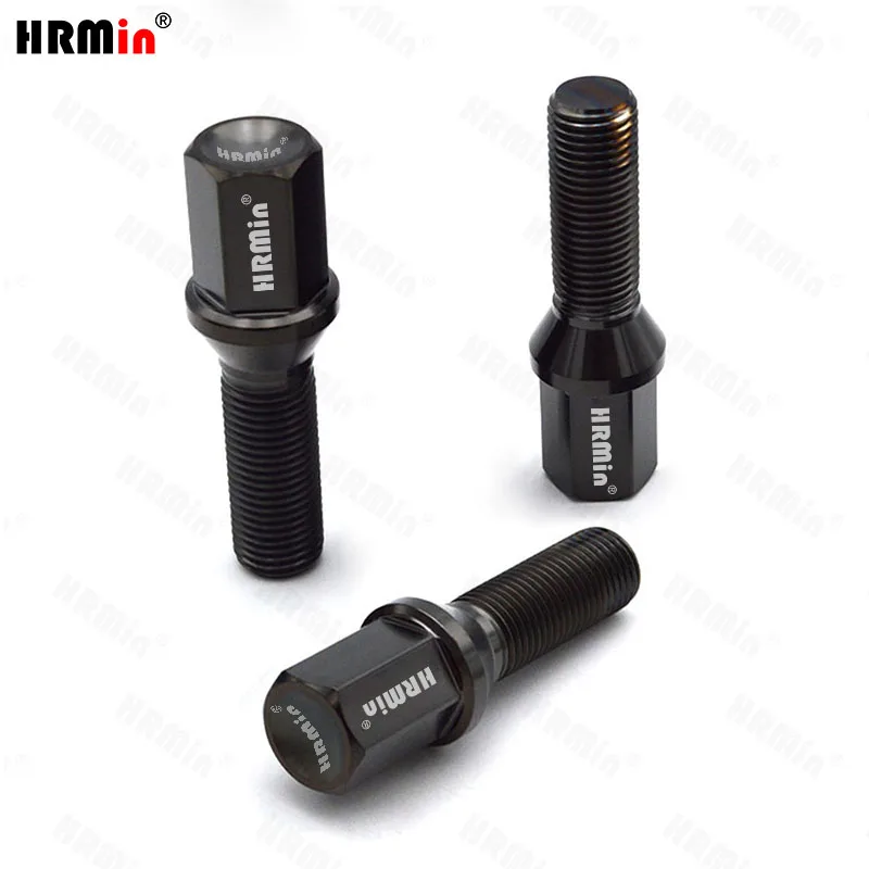 

HRmin Gr5 Titanium Wheel Bolt screw rim M14x1.5x28/38mm Long hex head Cone Seat Germany car