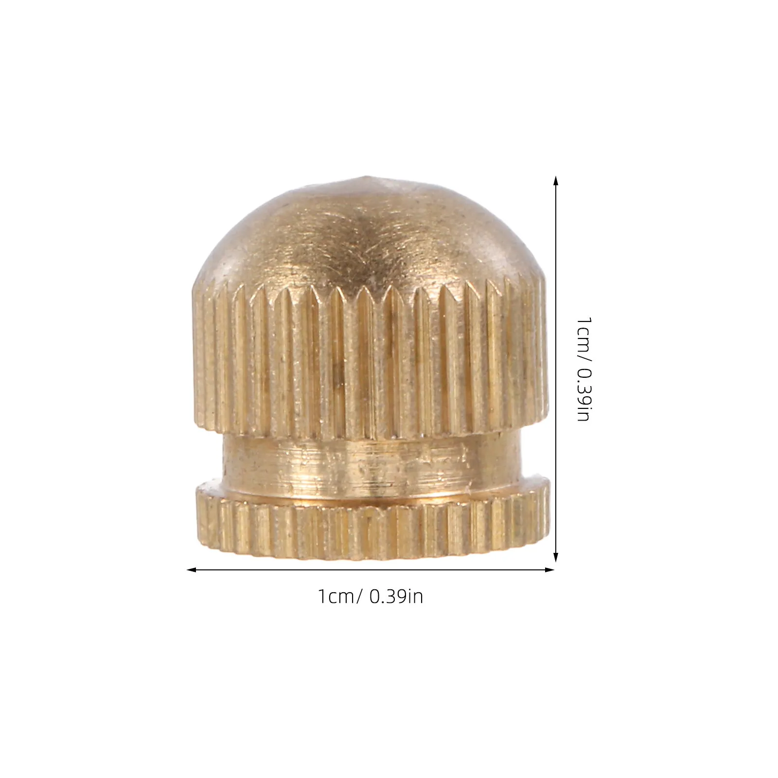 12Pcs Brass Lamp Finials Adapter Decorative Ceiling Light Screw Caps for Pendant Lamps Table Floor Light Fixture Nuts
