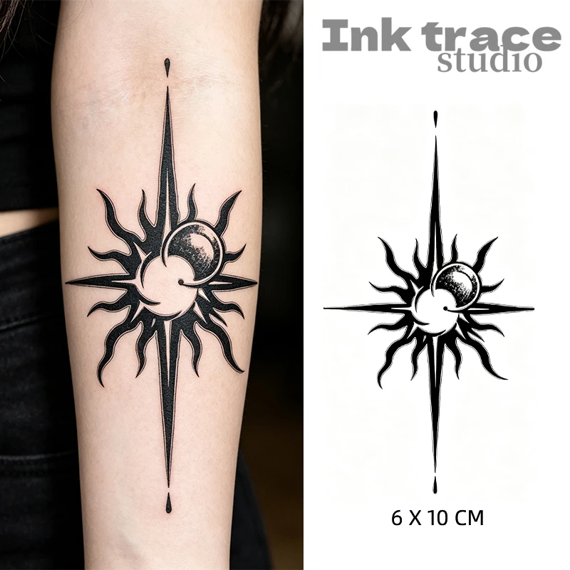 1/2PCS Starlight Temporary Tattoo,Lasts To 15 Days New Technology Magic Waterproof Semi Permanent Sticker.