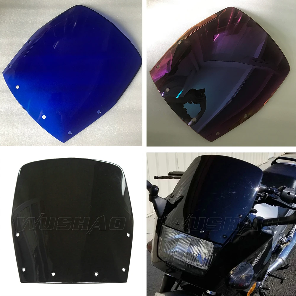 

Motorcycle Windshield Parabrisas Windscreen Screen Wind Deflector For Kawasaki Ninja 250 250R EX250 GPX R GPX250R F 1988 - 2007