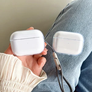 حافظة شفافة لسماعات AirPods و AirPods 3 و 2 و 1 و Pro و Pro2 و Clear و Soft و TPU و Earbuds و Earbuds و Case Protective ل Air Pods Pro 2 و Earbuds Shell أفضل 8 حافظات سماعة رأس مبيعا - رقم 4