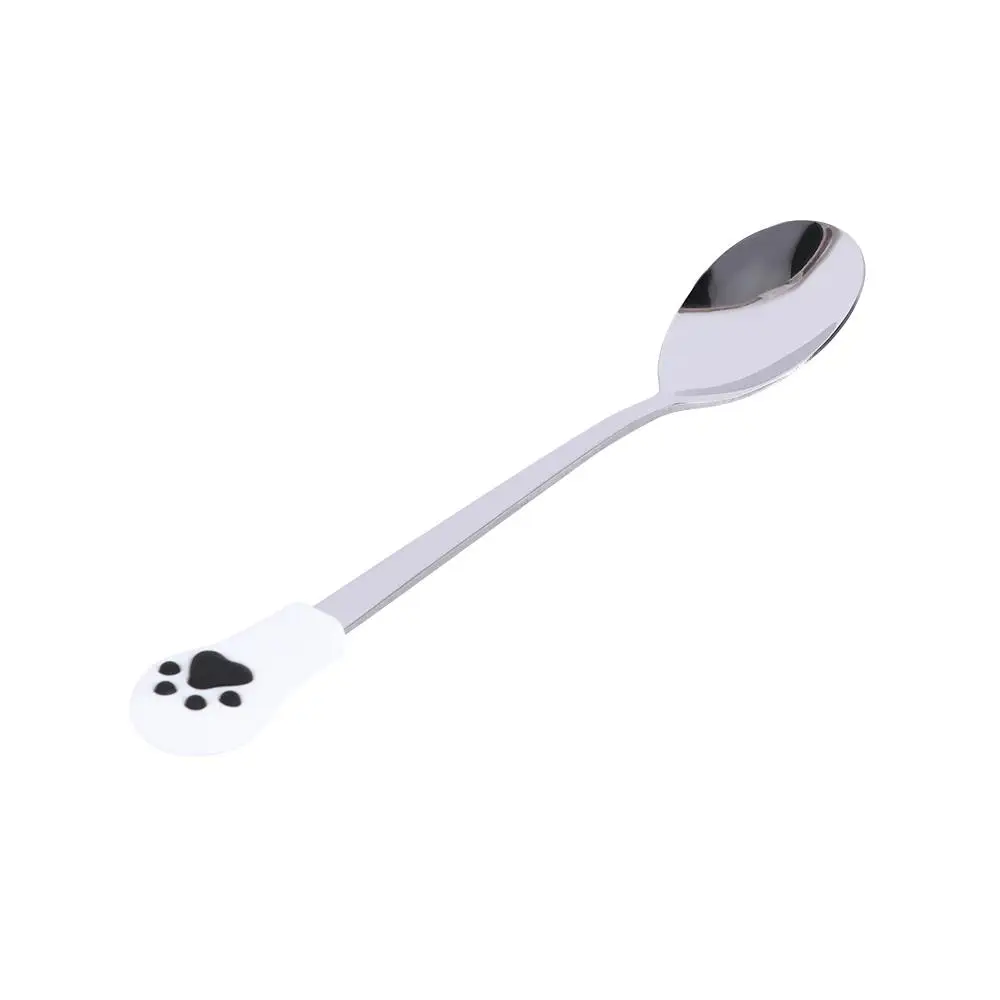 

Drink Cat Claw Cute Stainless Steel Tableware Coffee Spoon Dessert Spoons Kitchen Supplies