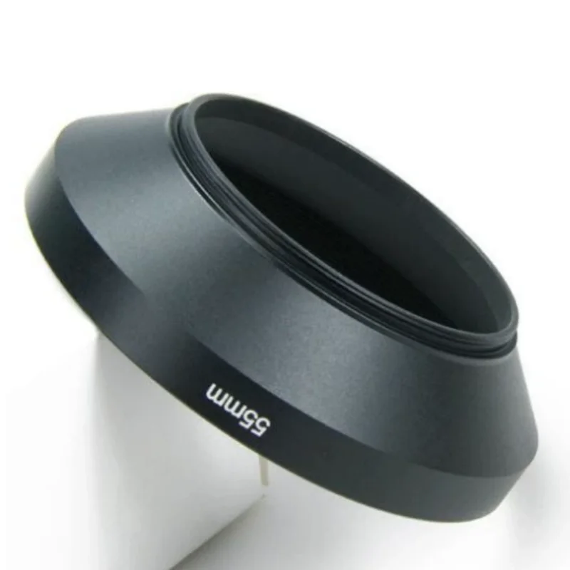 37 /39 /40.5 /43/ 46 /49 /52mm Black Camera Metal Lens Hood Wide Angle Screw In Mount Lens Hood for canon nikon for S&ny Pentax