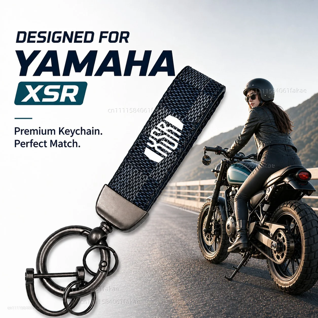 For YAMAHA XSR700 XSR 700 XSR900 XSR 900 XSR125 155 Motorcycle Keychain Custom Logo Gift for Rider Men Women