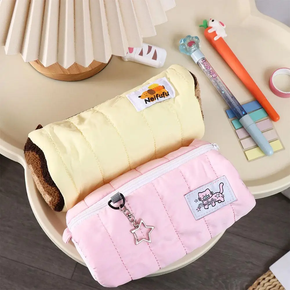 Pencil Box Pen Holder Cake Roll Pencil Bag Storage Bag Funny Stationery Bag Zipper Cute Pen Case Children
