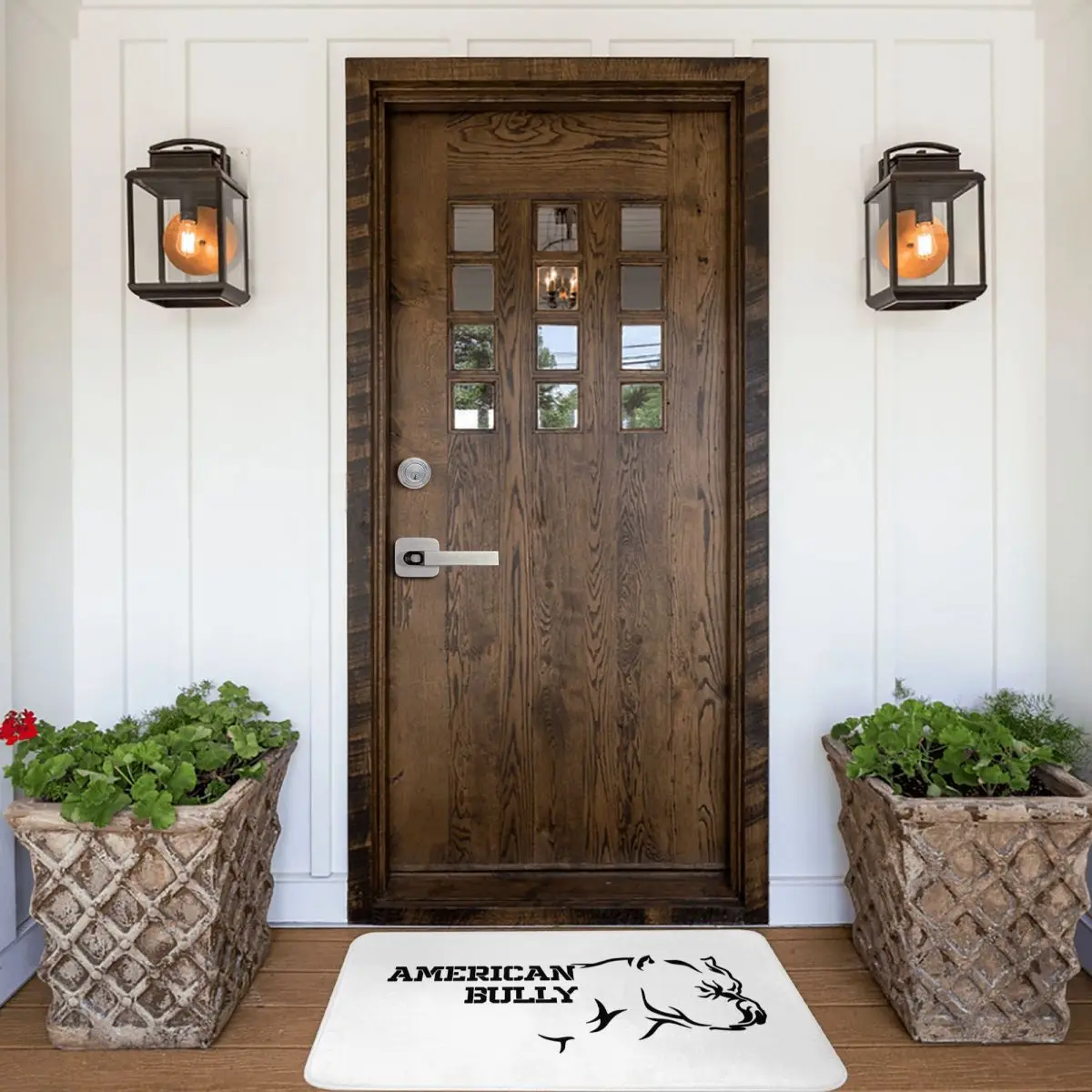 American Bully Line Dog Doge Bedroom Mat Rug Home Doormat Living Room Carpet Decoration