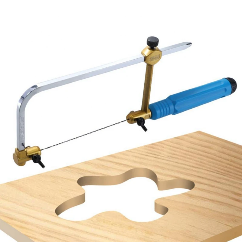 Promotion! Adjustable Frame Sawbow U-Shape Coping Jig Saw For Craft Jewelry DIY Tool With Spiral Blades Tool