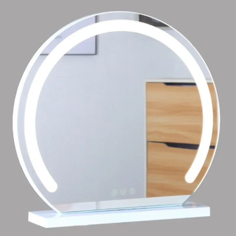 Nordic Makeup Mirror Art Led Irregular Makeup  Moon Dressing Nursery Ornaments Flexible Ozdoby Do Pokoju Home Products