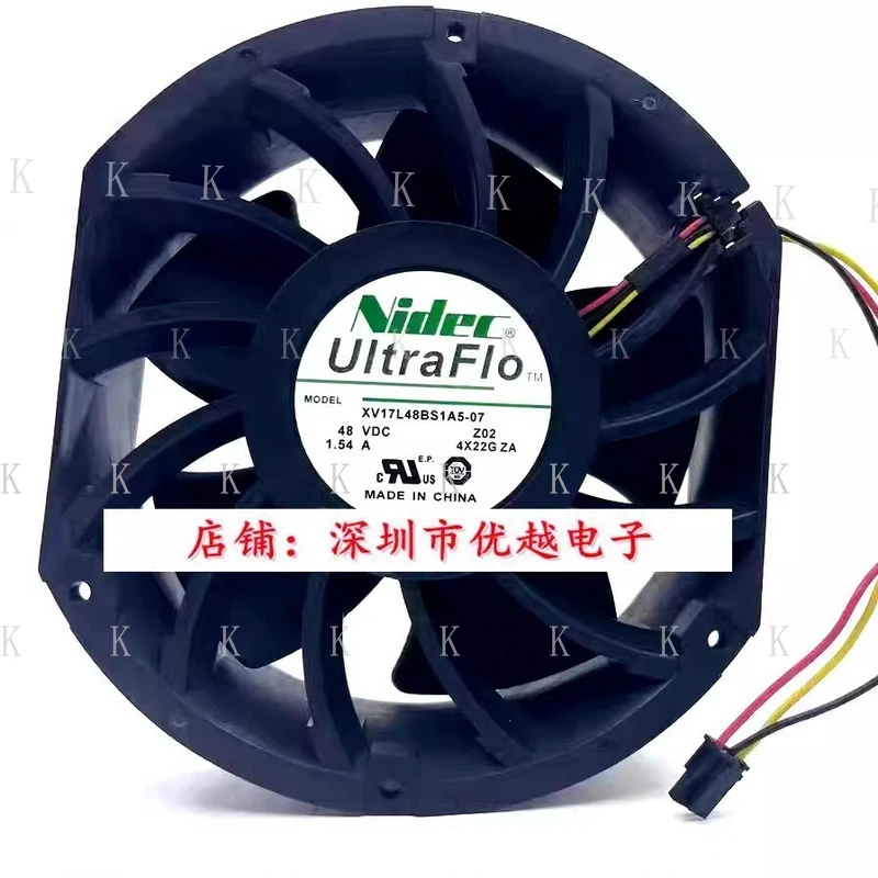 C  FOR NIDEC XV17L48BS1A5-0  wbr/  7 DC48V 1.54A 3-Pin Inverter Cooling Fan