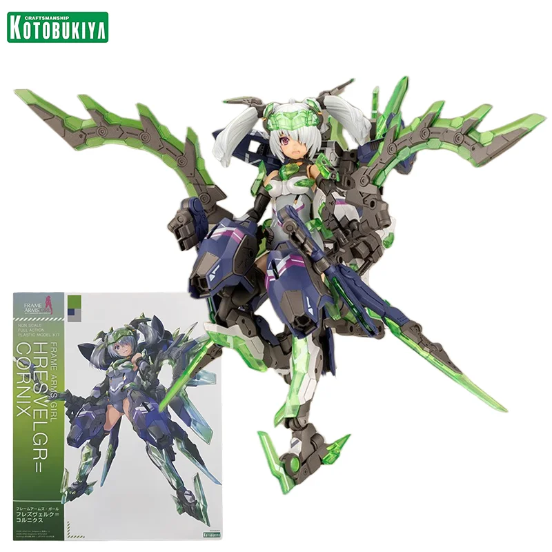 Kotobukiya Frame Arms Girl Hresvelgr=Cornix Non Scale Full Action Model Kit Character Collectible Ornament Toys Festival Gifts
