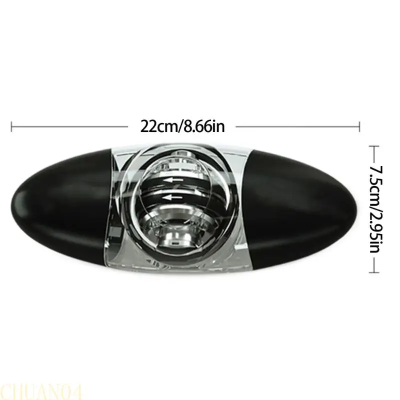 A1A2 Power Lrist Ball Hand Hand Provessener LED Wrist Power Trainer Ball Gyroball Grip Muscle Enoft #6