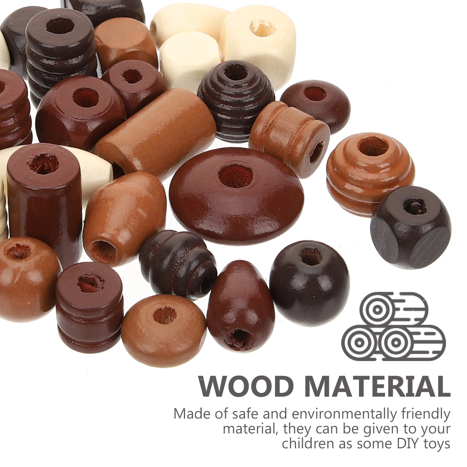 Cuentas Estilo Retro Madera Diy Artesanía Suelta Fabricación de Joyas Guirnalda Espaciador