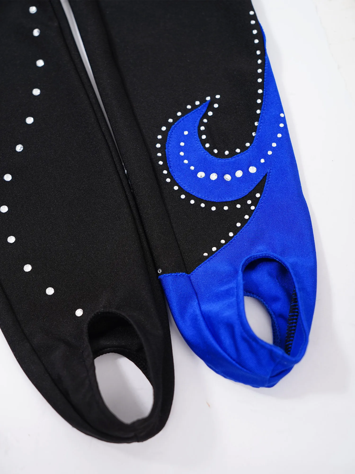 Enfants filles strass brillants gymnastique rythmique Performance justaucorps à manches longues Ballet danse patinage acrobatie Yoga combinaison