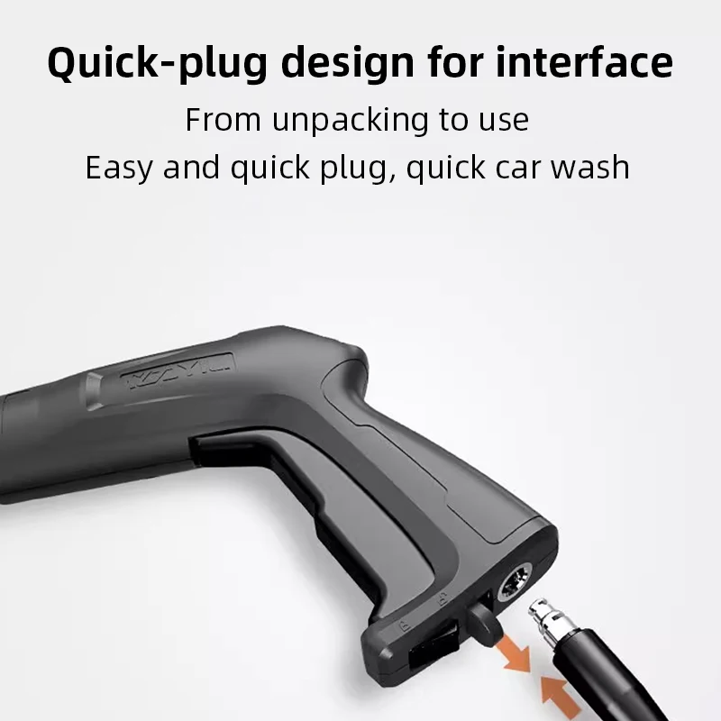 220V Electric Car Washer Powerful Household Fully Automatic Car Washing Pump Suitable for Home Outdoor Cleaning