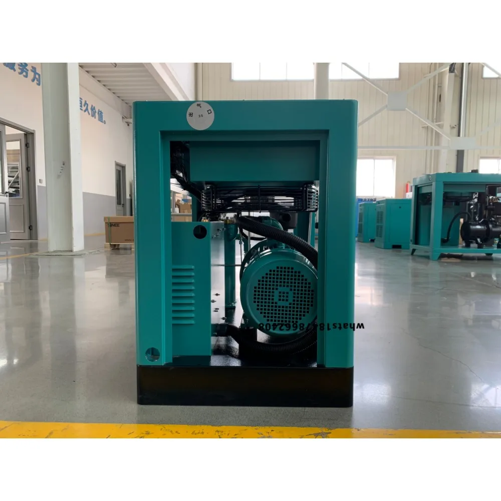 Fixed Speed Stationary Screw Air Compressor Heavy Duty Stationary Design, Suitable for 24 Hours Non-stop Workshop Operation