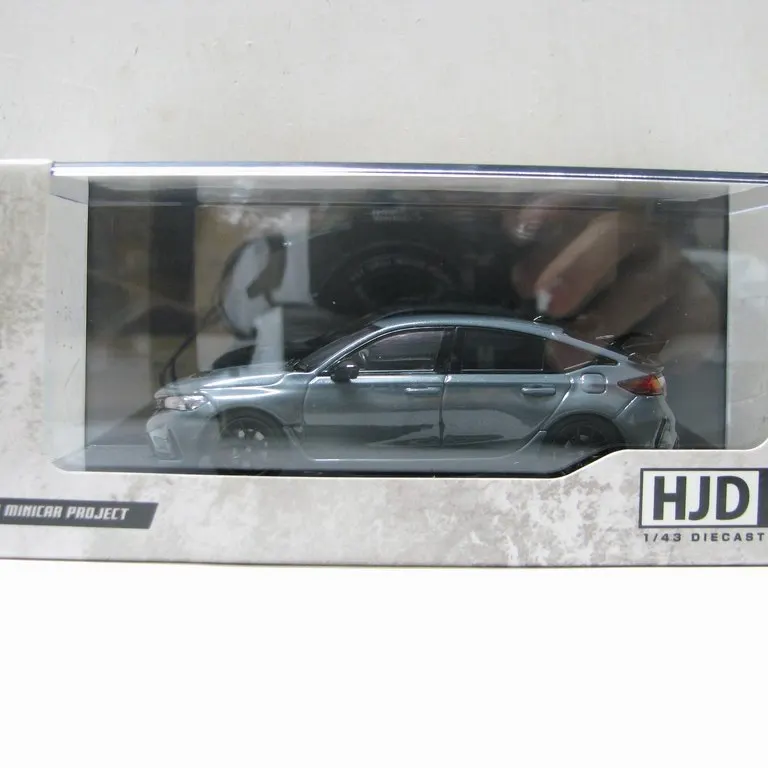 

Diecast HJD 1:43 Scale Honda Civic TYPE R (FL5) 2020 Cement Grey Alloy Car Model