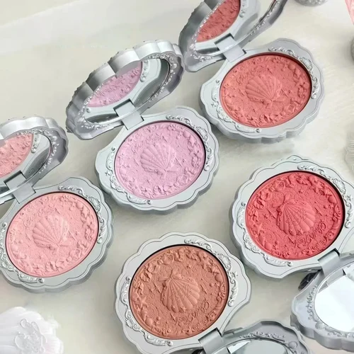 Imagen 2 del producto Flower Knows Shells Jewel Rubor de Seda Satinada de Larga Duración Alta Pigmentación Acabado Aterciopelado Suave Maquillaje Ligero para Rostro y Mejillas