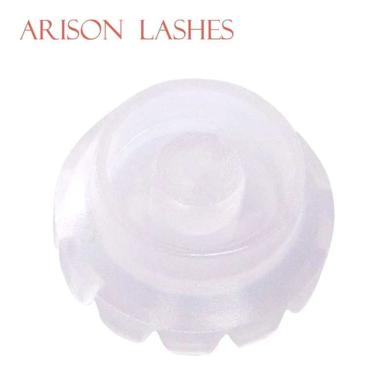 Arison ขนตาปลอม100/200ชิ้นตัวต่อขนตาพัดลมถ้วยกาวปลูกดอกไม้บานเร็ว