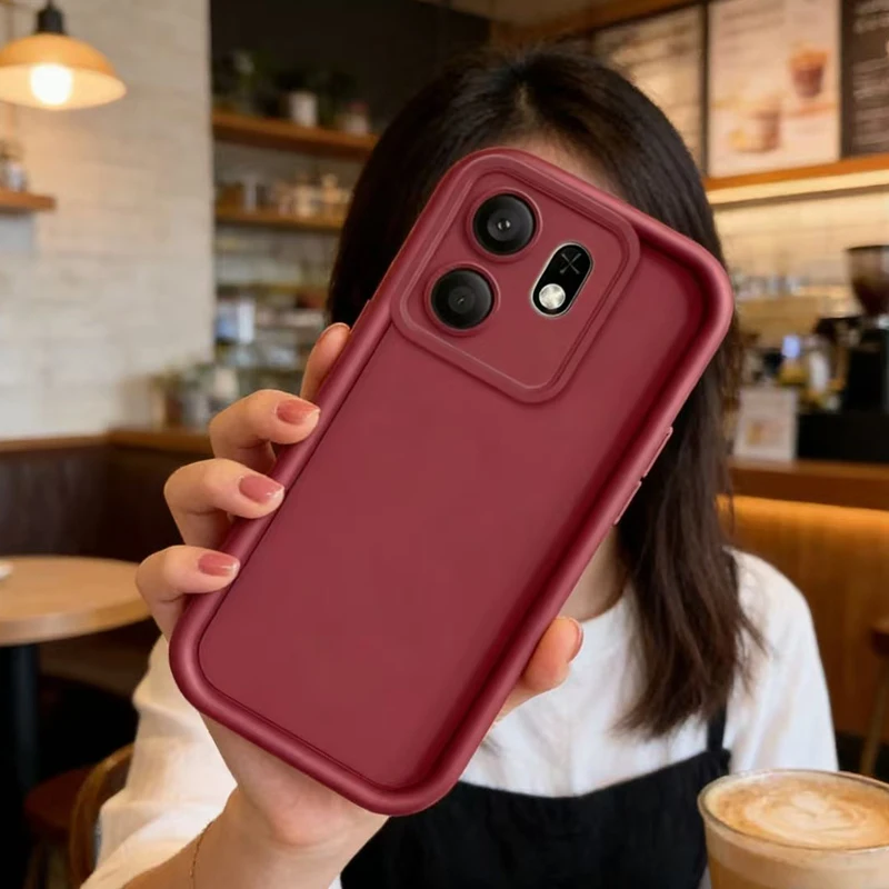 Ultra Thin Finger Matte Case for itel A100C Silicone TPU Cover for Alcatel 3X 2019