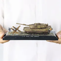 Mini giocattoli Henglong scala 1/72 RC carri armati US Abrams M1A2 serbatoio 3918 modello in plastica statica senza sistema radio regali per ragazzi TH24304