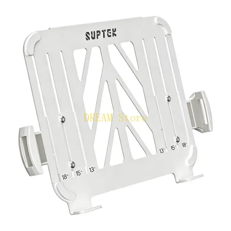 Sliding Laptop Tray for VESA Monitor Mounts, Open-Panel Steel Shelf for 13 to 18 in Laptop Computers on Desks Use Best Sale