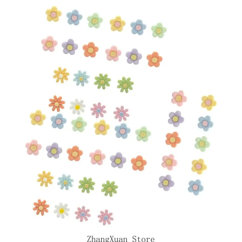 Blumenverzierungen für DIY-Bastelprojekte, sanfte und kräftige Töne für Heimbastelarbeiten, kreative Workshops und Enthusiasten – Detail 5