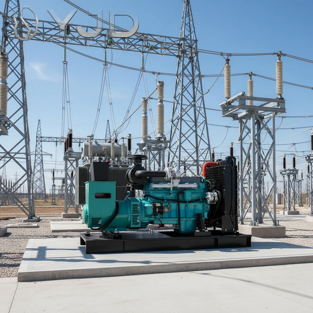 OEM Support Open Type Diesel Generator Set Various Power From 10KVA to 500KVA