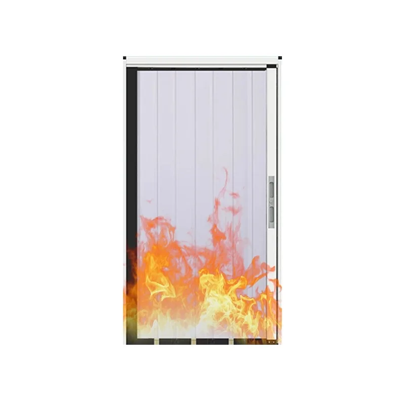 

All aluminum alloy folding door fire retardant sliding door air conditioner kitchen hole free partition door gas acceptance