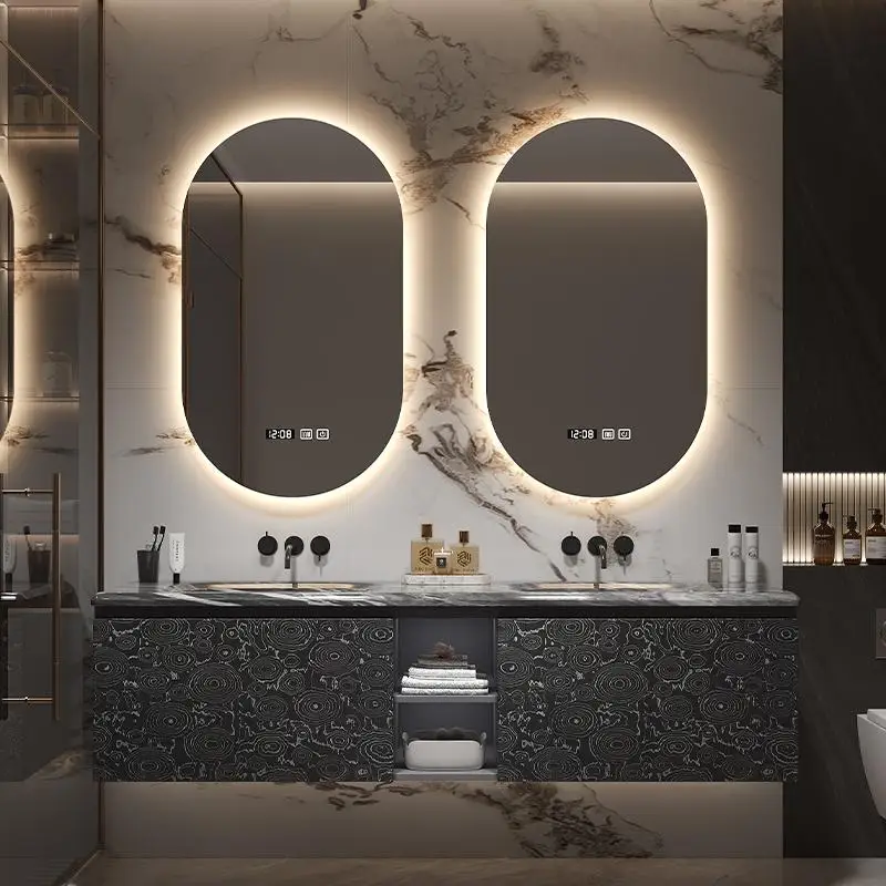 

Современный простой гостиничный шкаф для ванной комнаты, светлый роскошный умывальник, стол для умывальника, дизайнерский шкаф для умывальника Armadio Bagno, мебель для дома