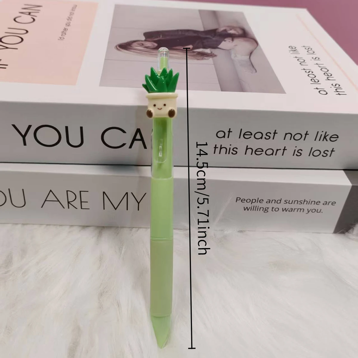 Plant-Themed Retractable Ballpoint Pens, Cute Floral Pen, Office Writing Supplies for School, Classroom Rewards, Birthdays Gifts