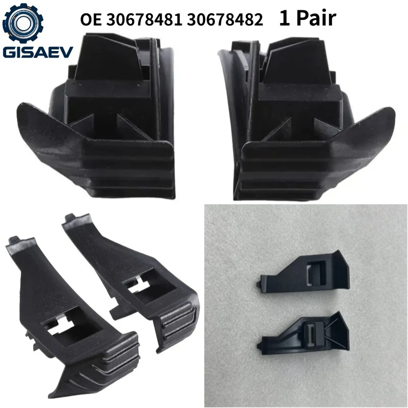 1 Pair Front Bumper Upper Support Bracket OE 30678481 30678482 For Volvo S40 V50 2004-2011 Front Bumper Cover Mount Bracket