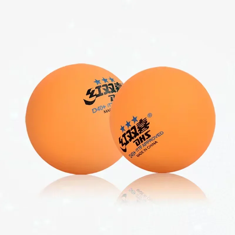 Original dhs 3 sterne d40 tischtennis bälle abs neues material 10 teile/paket ping pong bälle mit naht ittf zugelassene dhs bälle