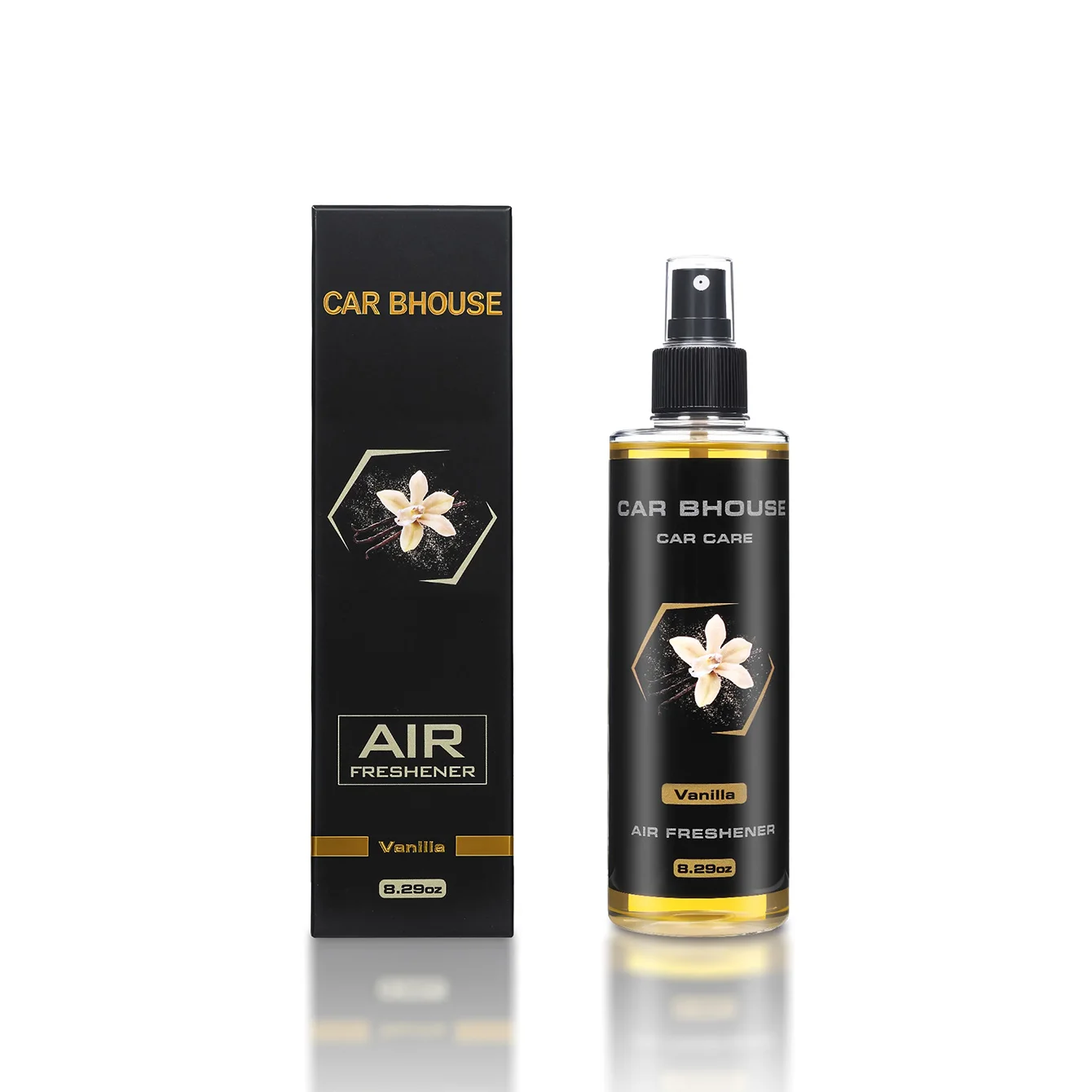 bloem fruit geur auto geur spray, 8.29oz/245ml grote capaciteit, langdurige geur, geschikt voor auto, thuis, hotel, cadeau