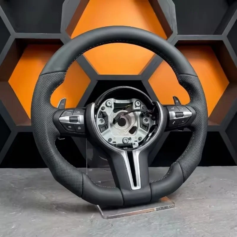 Customized Microfiber Leather Car Steering Wheel For BMW F30 F20 F10 F01 F30 F31 F32 M3 M4 F82 M5 F10 F90 X5 E90 Steering Wheel