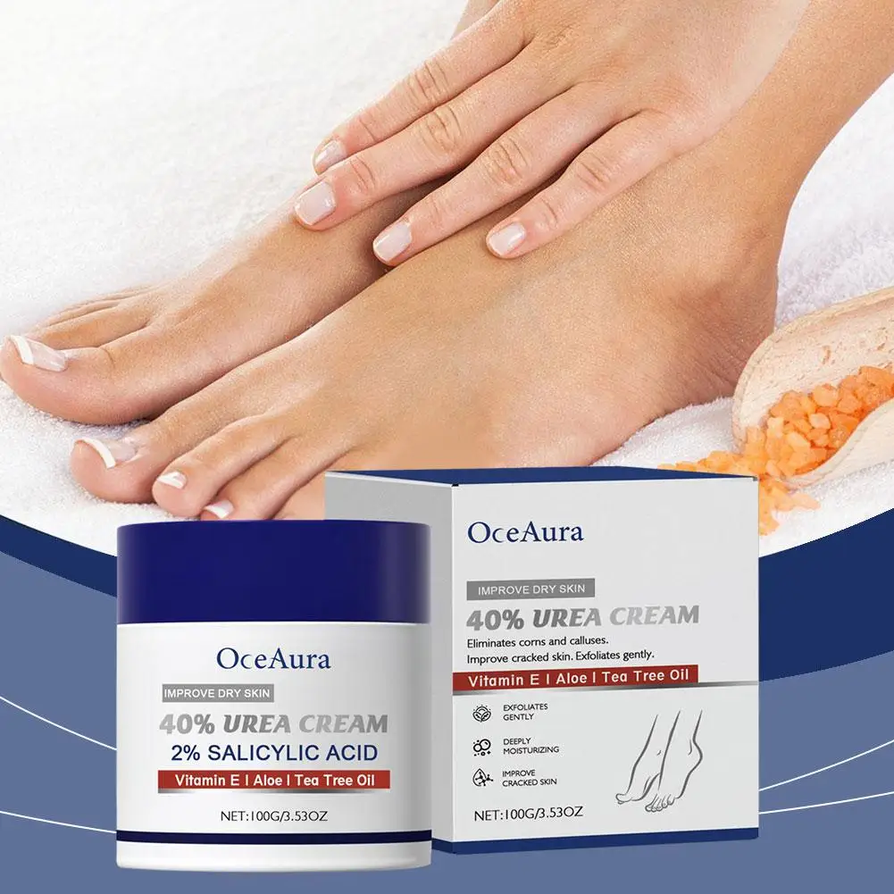 

Urea Hand 40% and Foot Cream Softens Moisturizes Skin Repairs Cream Relieves Foot Cracks Penetrates Exfoliates Deeply Dryne I5S2