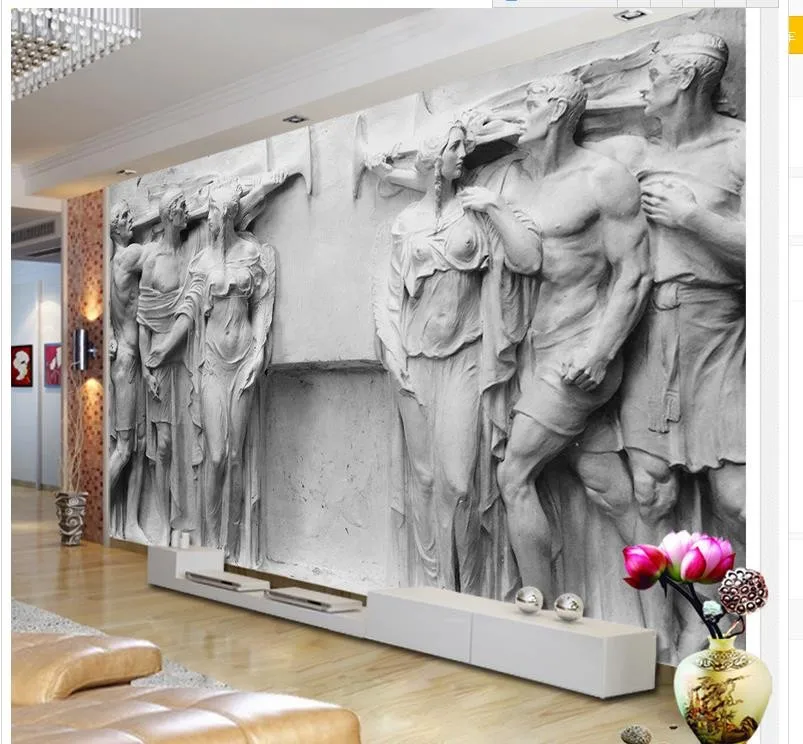 

Photo 3d wallpapers relief wallpapers 3d ceiling murals wallpaper modern wallpaper for living room