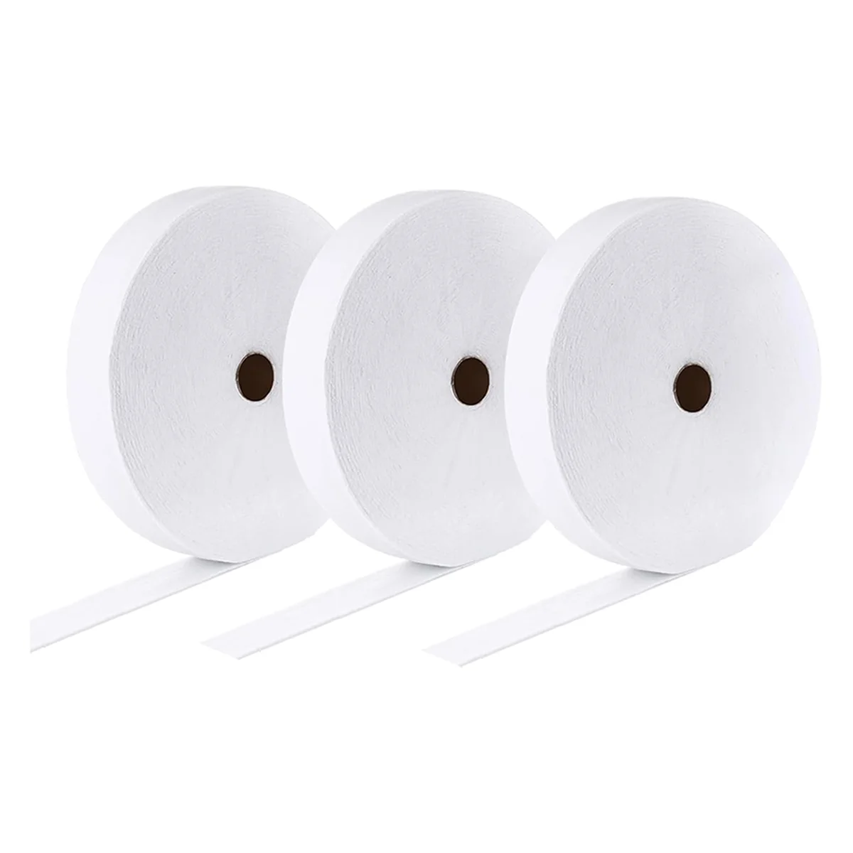 

A95I-3Rolls JellyRoll Batting Strip 2 1/4 Inch Total 150 Yards Cotton Blend Batting on A Roll,Flexible Quilt Batting for Rugs