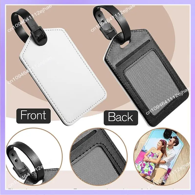 N83R 20 حزمة بو الجلود نقل الحرارة حقيبة العلامات علامات الأمتعة لحقيبة السفر حقائب رياضية حامل